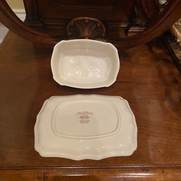 MINT Villeroy & Boch Petite Fleur Butter Dish Villeroy and Boch - Picture 7 of 8